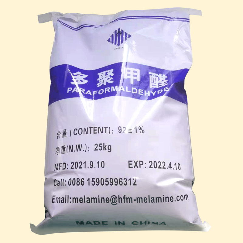 paraformaldehído utilizado como materia prima de resina sintética