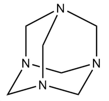 Polvo de hexamina C6H12N4